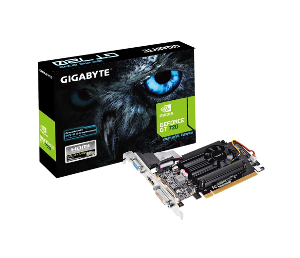 Gigabyte GeForce GT720 1024MB 64bit Low Profile - 224873 - zdjęcie